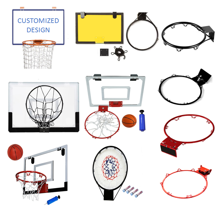 Quais acessórios a mini cesta de basquete tem